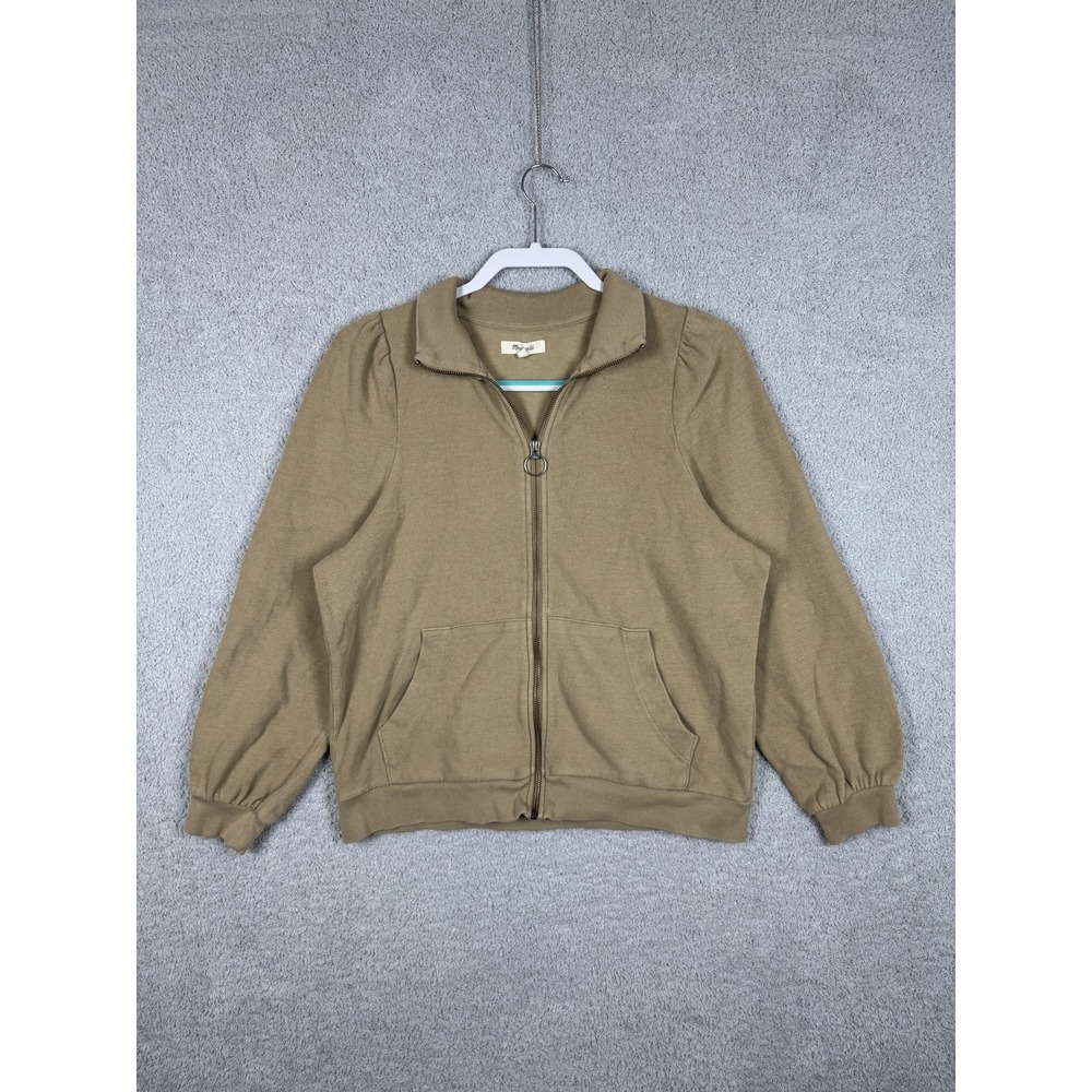 Madewell Garment-Dyed Terry‎ Zip-Up Sweatshirt Womens Size M